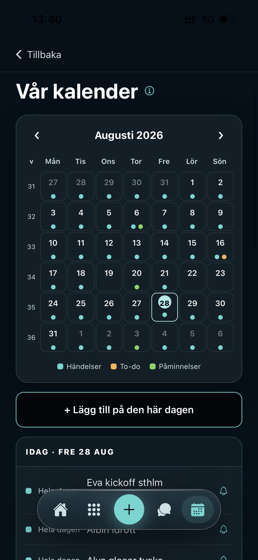 Vår kalender